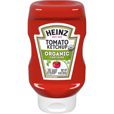 Heinz Organic Tomato Ketchup, 14 oz Bottle