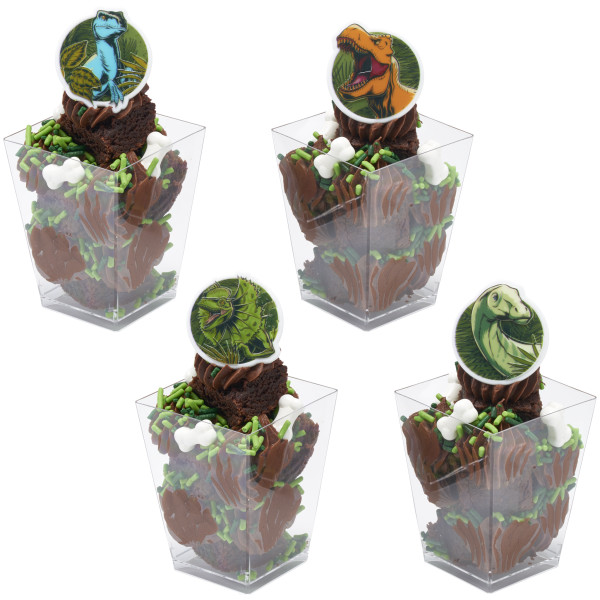 Jurassic World Cupcake Rings