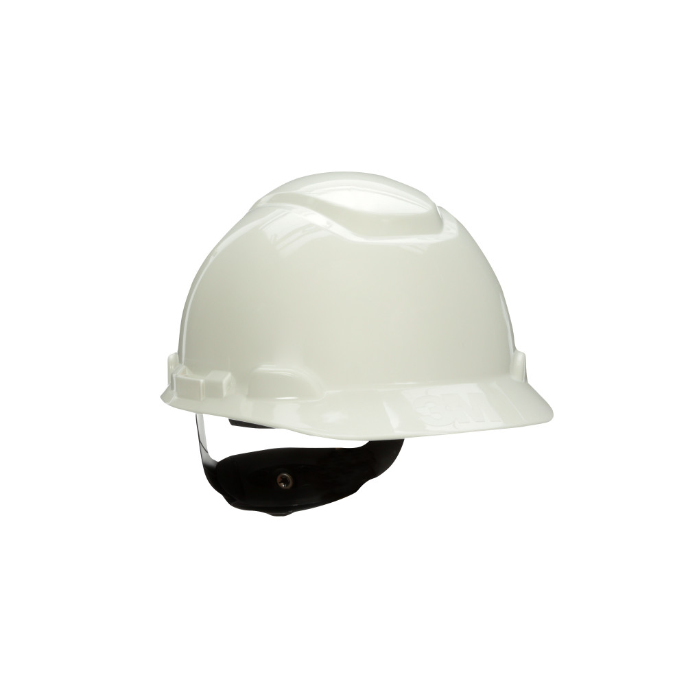 3M™ Hard Hat  H-701R-UV, with UVicator, White, 4-Point Ratchet Suspension, 20 EA/Case