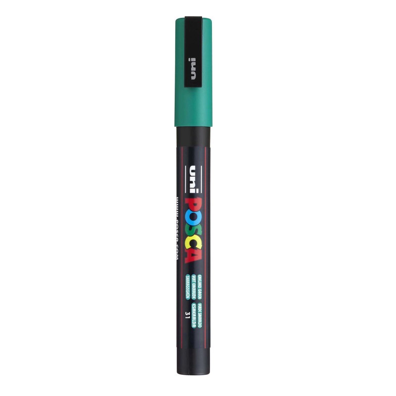 PC-3M Paint Marker, Fine Bullet Tip (0.9-1.3 mm), Emerald Green