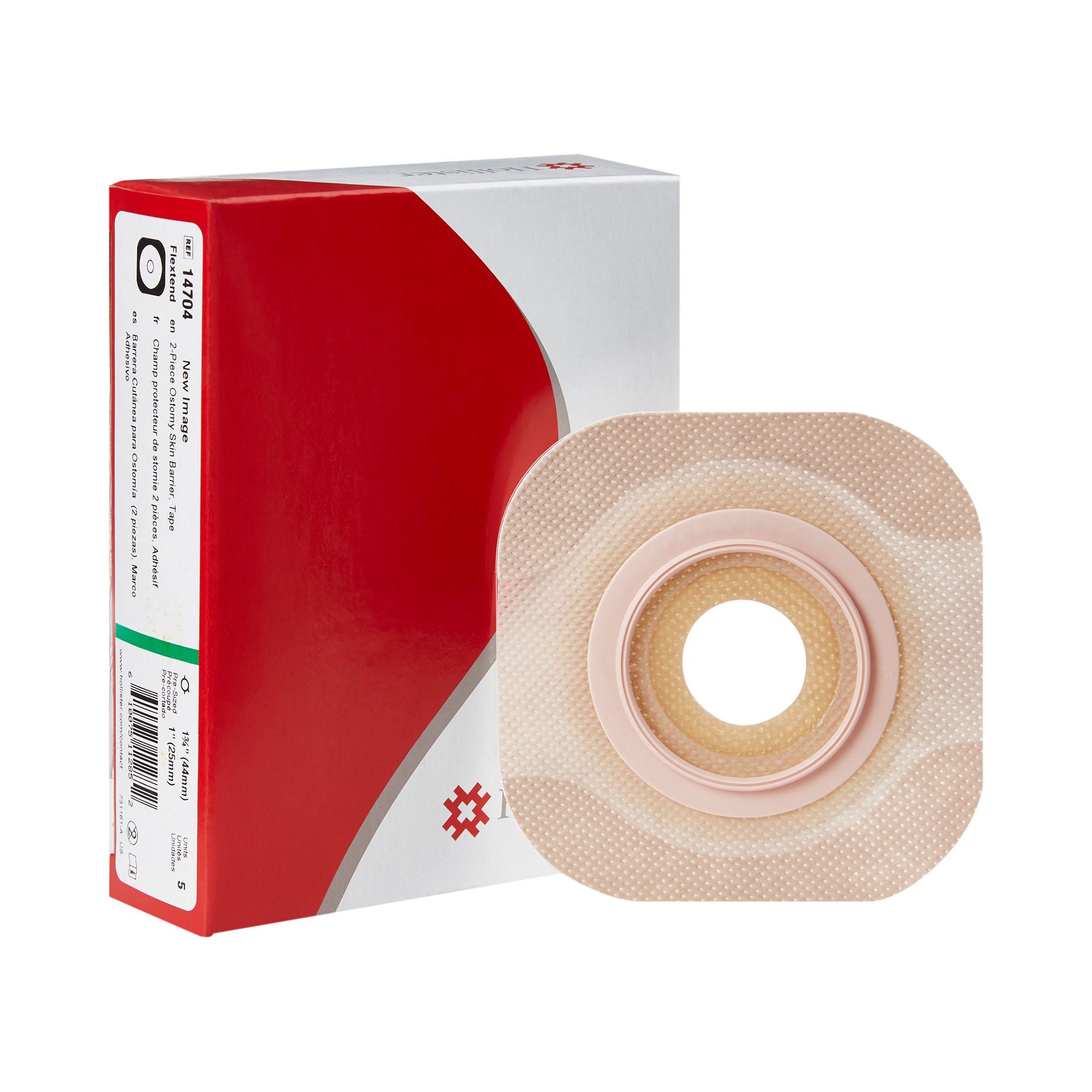 New Image™ Flextend™ Colostomy Barrier, Pre-cut to fit 25mm Stomas