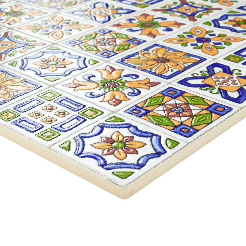 Techniker Der Farbe 11-3/4 in. x 11-3/4 in. Ceramic Wall Tile