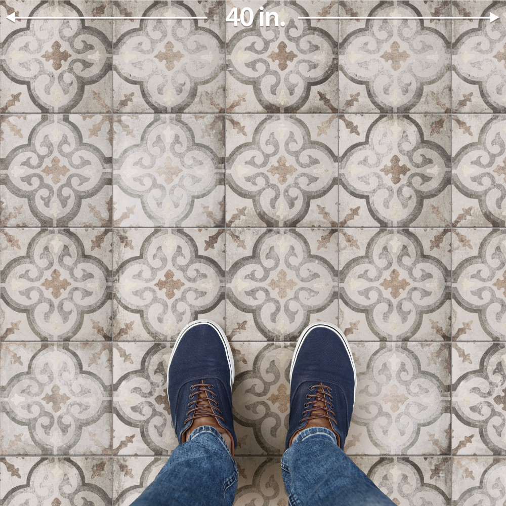 D’Anticatto Decor Palazzo 8-3/4 in. x 8-3/4 in. Porcelain Floor and Wall Tile