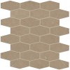 Alta Beige 2×3 Linear Hexagon Mosaic Matte