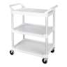 RUB342488OW, Rubbermaid Commercial, Service, Utility Cart, White