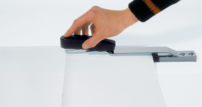 Saddle stitch up to 50 sheets at a time with minimal effort.