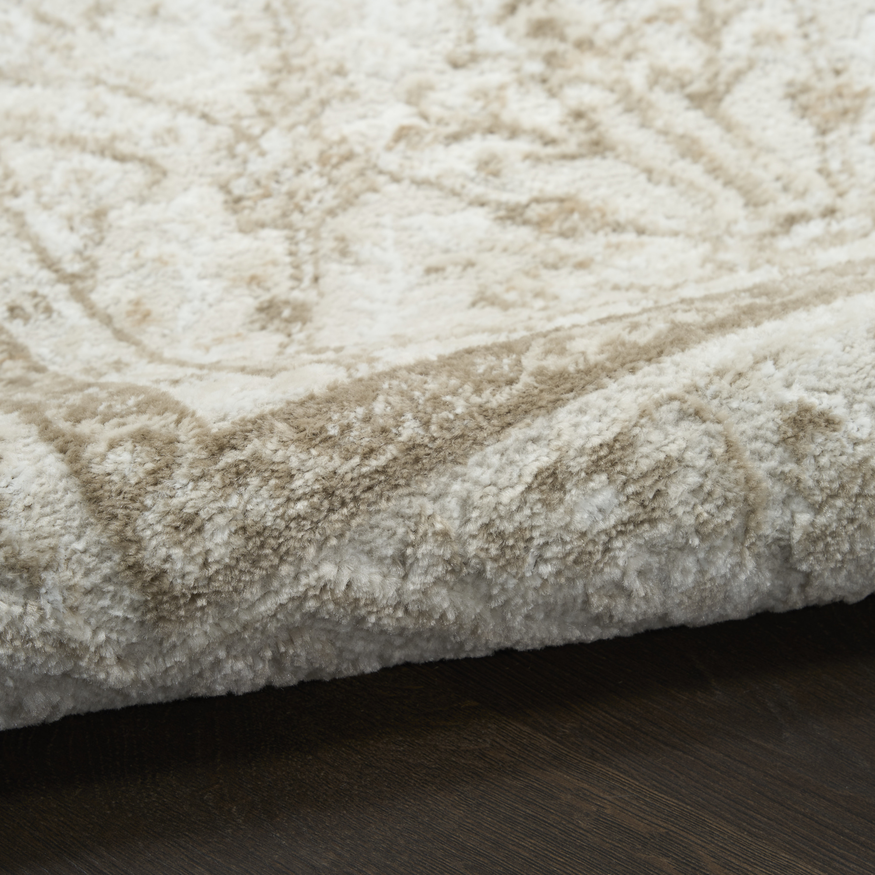 Nourison Dekor 5'3" x 7' Ivory Taupe Vintage Indoor Rug