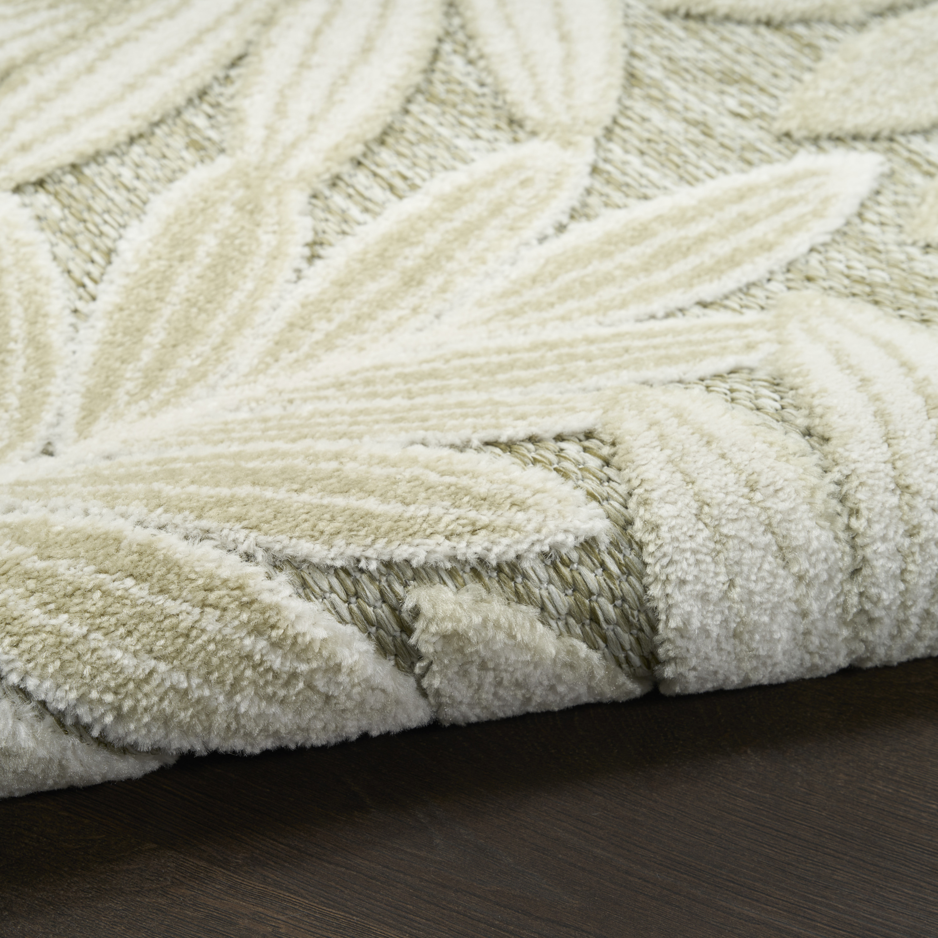 Nourison Aloha 7'10" x 10'6" Ivory Sage Modern Rug