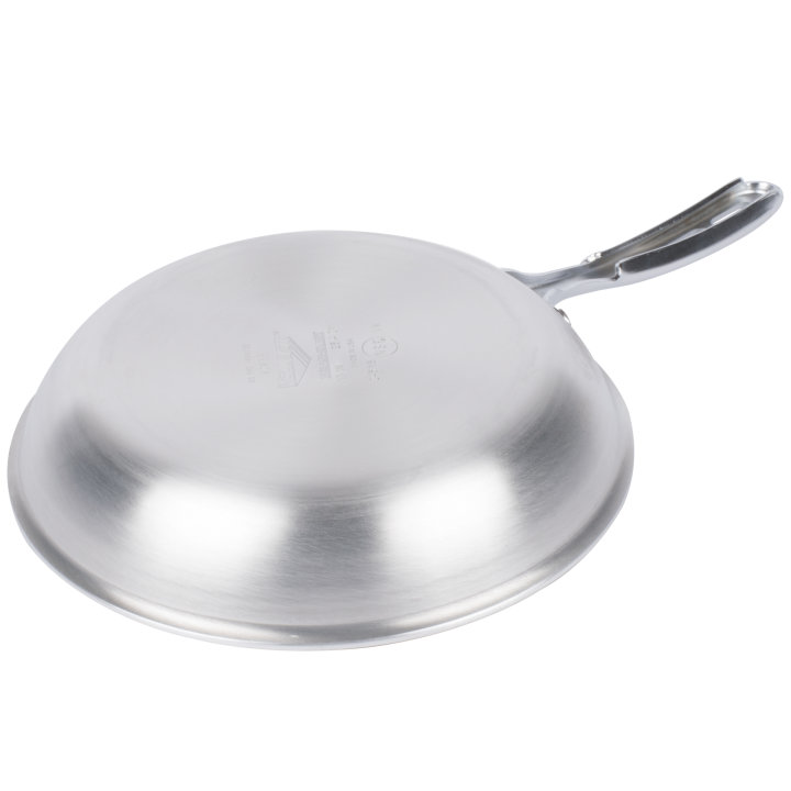 10-inch Wear-Ever® aluminum fry pan with SteelCoat x3™ nonstick coating and plated TriVent handle