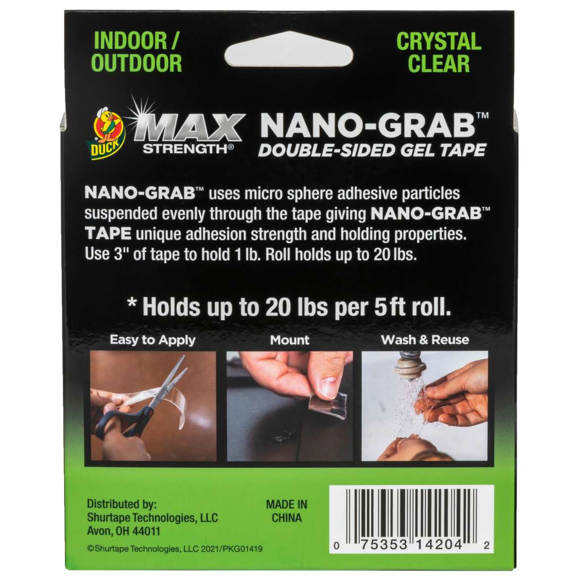 Duck Max Strength® Nano-Grab® Gel Tape