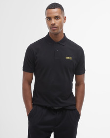 Essential Polo Shirt Black-Yellow
