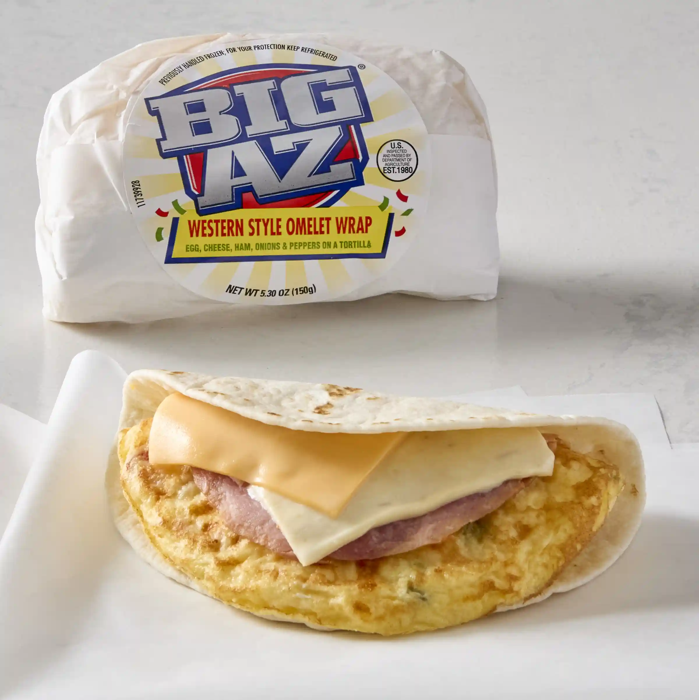 BIG AZ® Western Style Ham Omelet Wrap_image_1