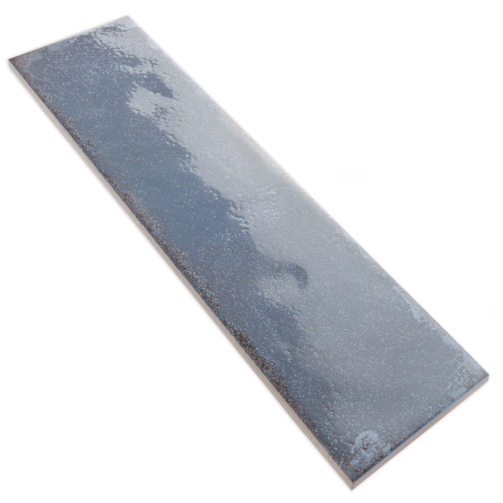 Luca Marine with Antimicrobial Glaze 3-1/8 in. x 12-3/8 in. Ceramic Wall Tile