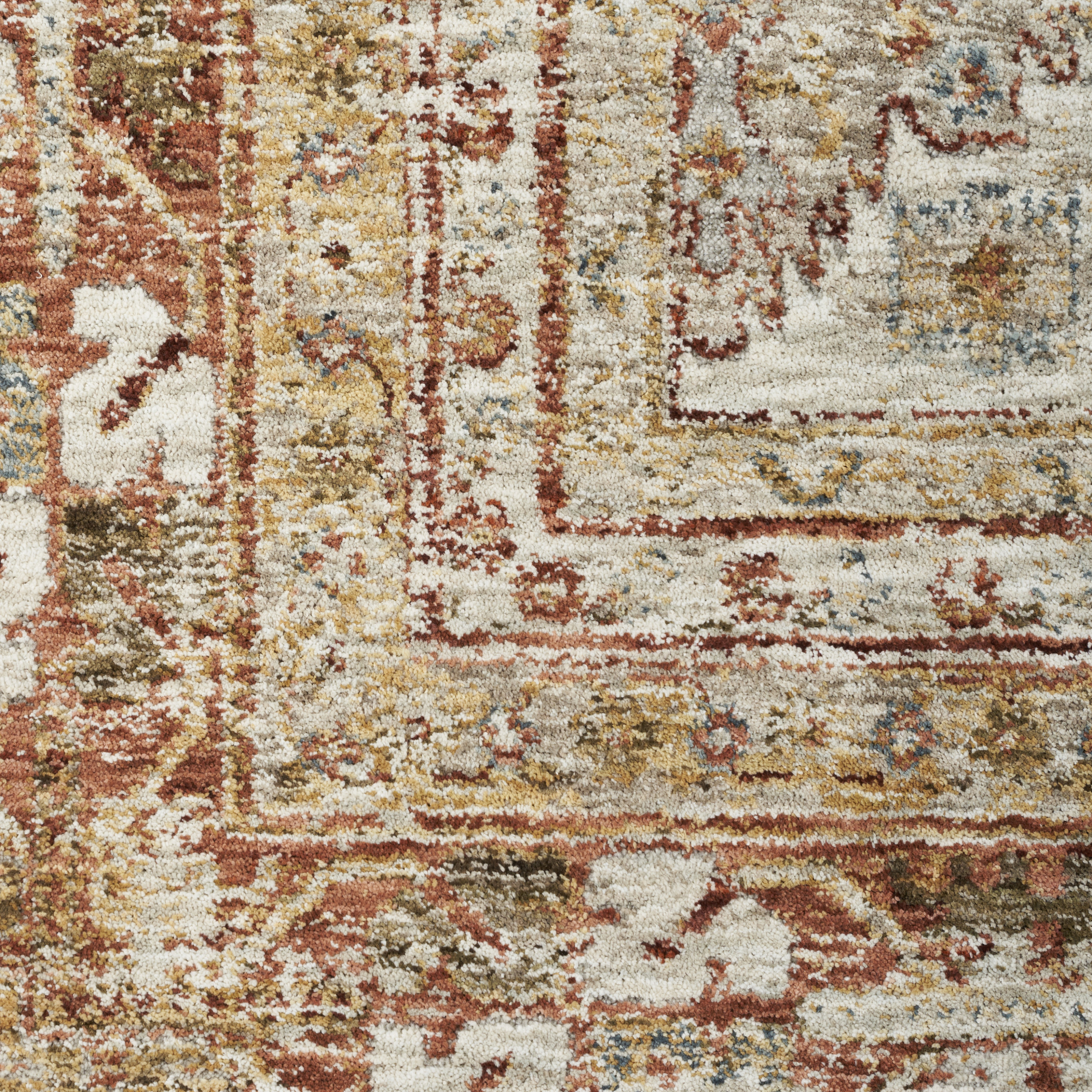 Nourison Sahar 2'3" x 10'2" Rust Vintage Indoor Rug