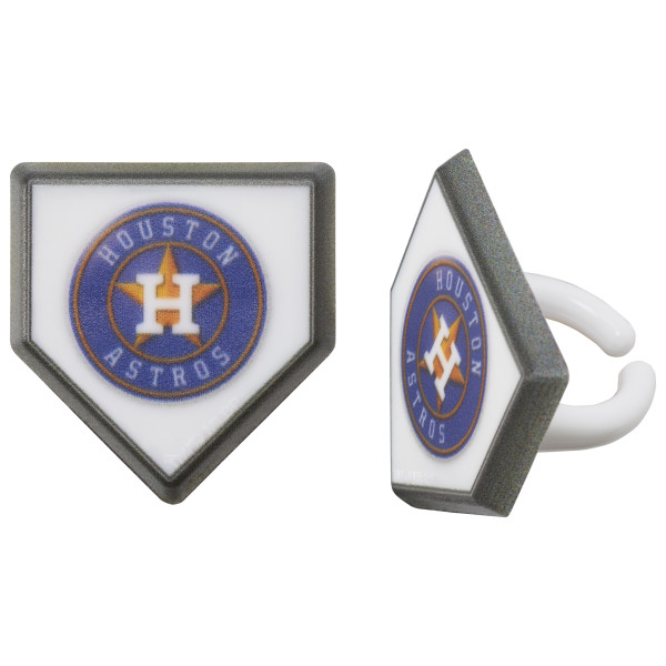 MLB® Home Plate Team Logo Cupcake Rings