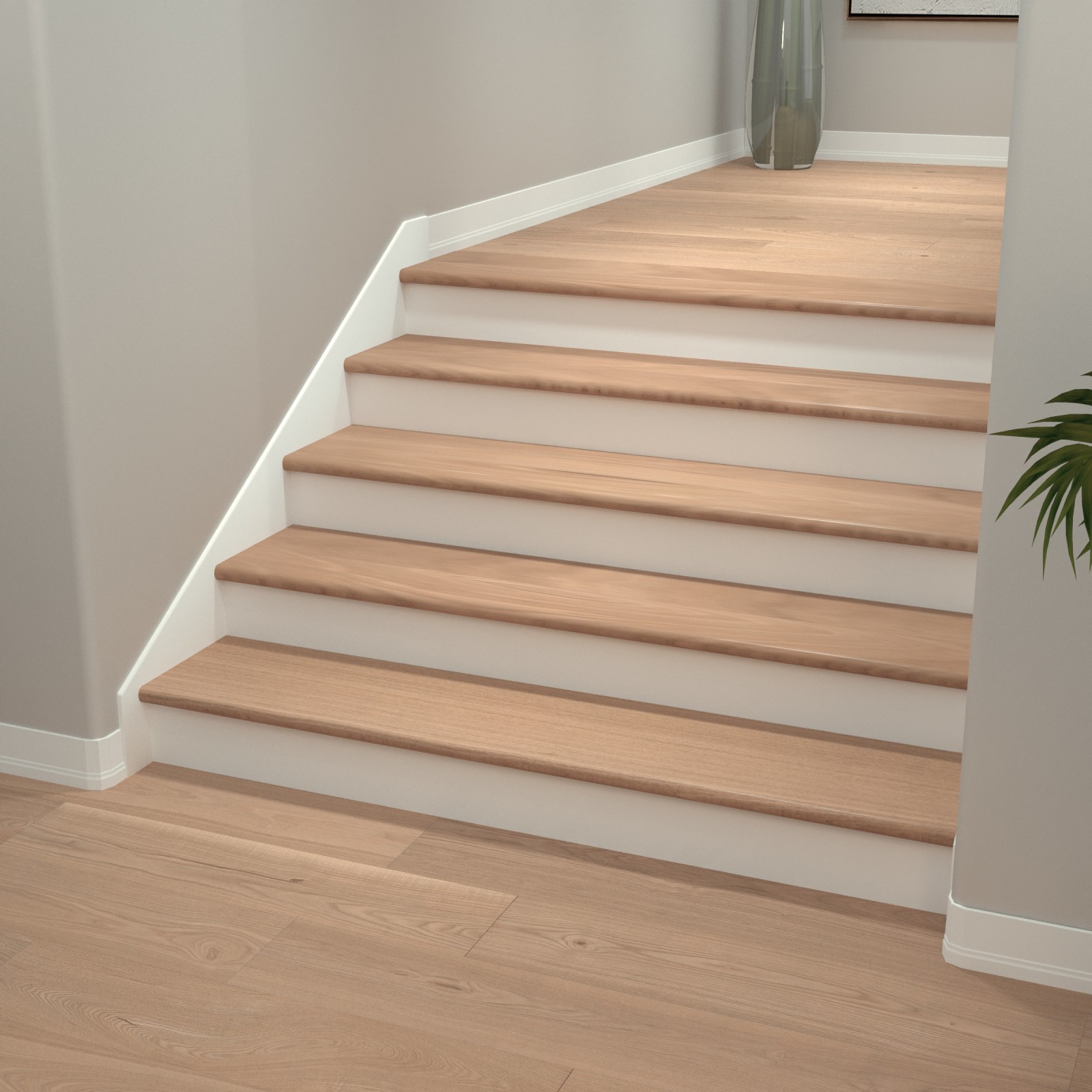 Refined Ash Stair Tread view 4