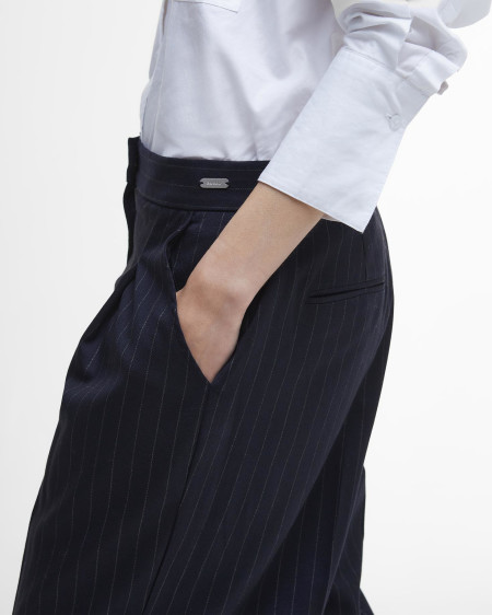 Hose Carrie Pinstripe Wide-Leg