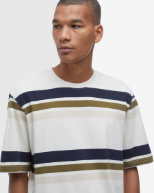 Golborne Striped T-Shirt Whisper White