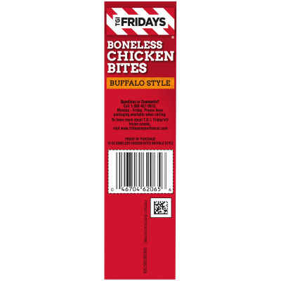 TGI Fridays Buffalo Style Boneless Chicken Bites, 15 oz Box