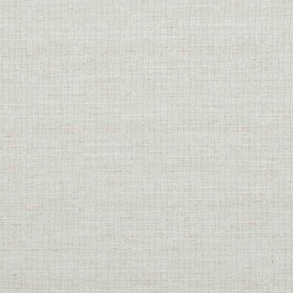 Light beige woven linen-texture wallpaper covering a flat surface, displaying a subtle grid-like weave and faint speckling; close-up, evenly lit neutral backdrop with no other features.