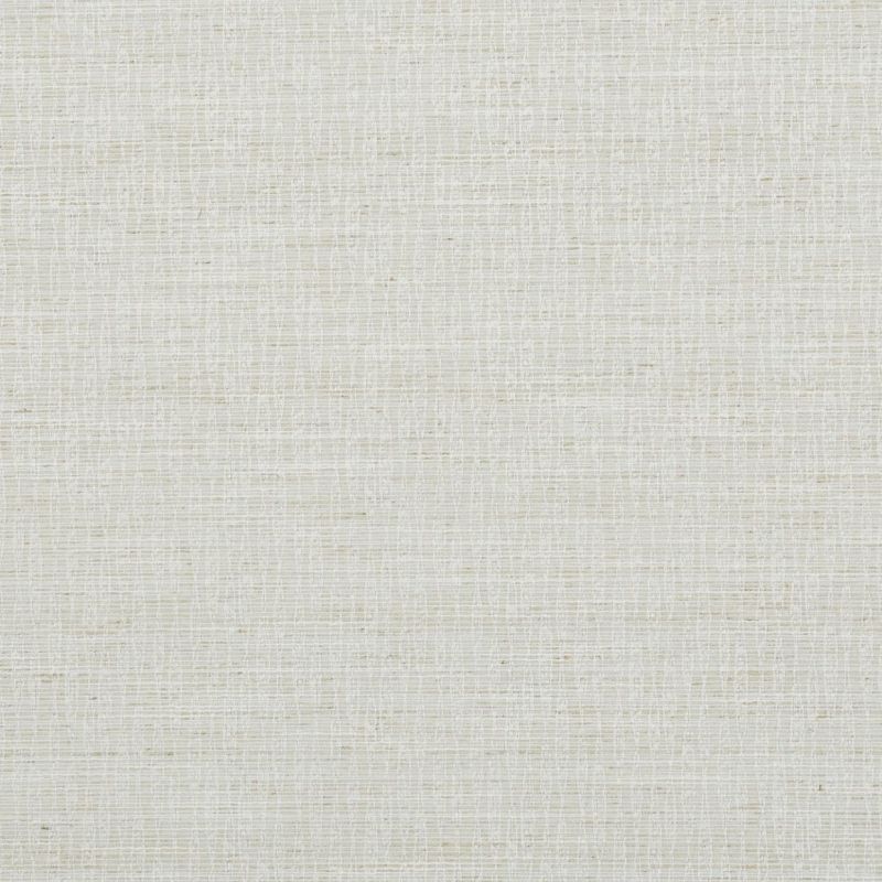 Light beige woven linen-texture wallpaper covering a flat surface, displaying a subtle grid-like weave and faint speckling; close-up, evenly lit neutral backdrop with no other features.