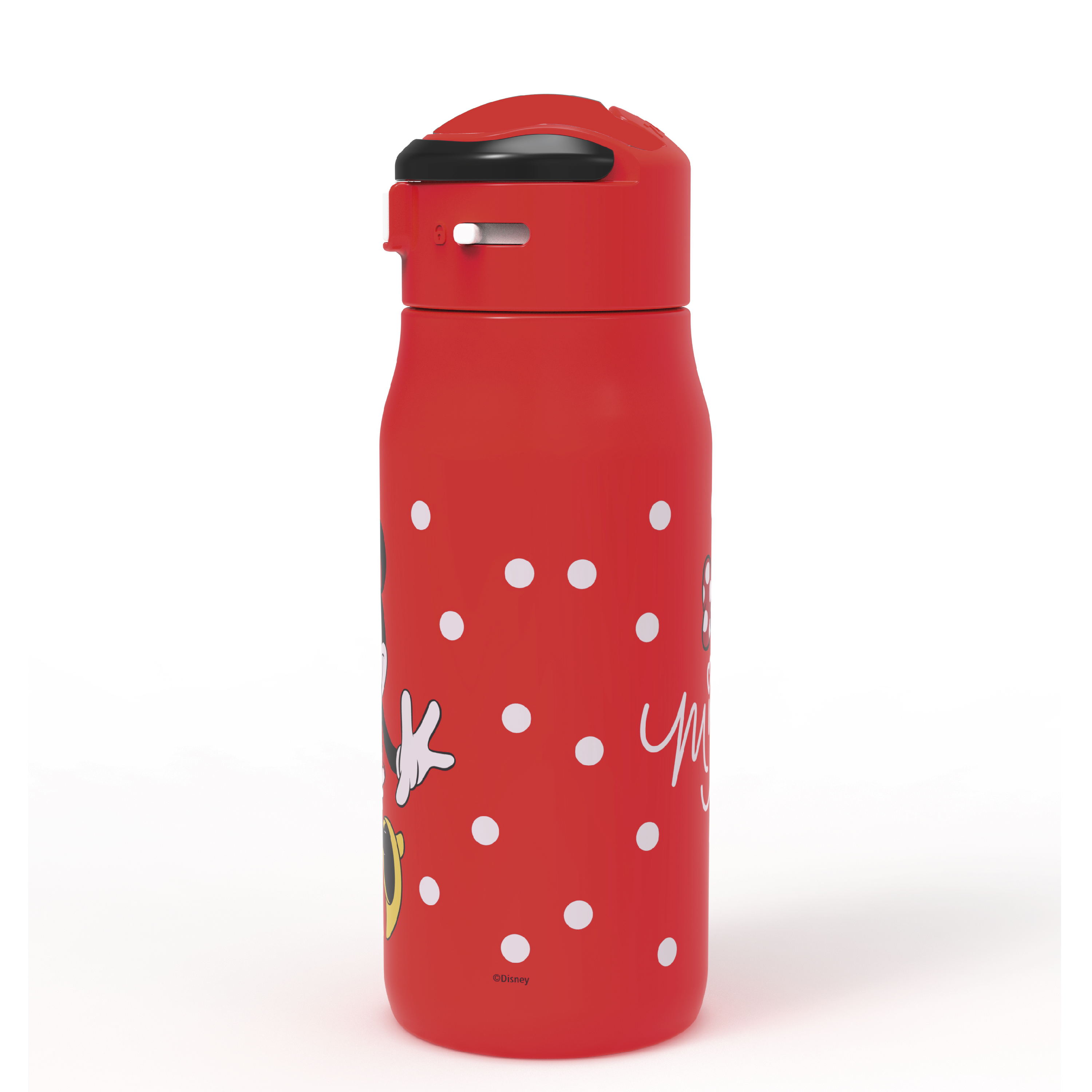 Disney 13.5 ounce Mesa Double Wall Insulated Stainless Steel Water Bottle, Minnie Mouse slideshow image 3