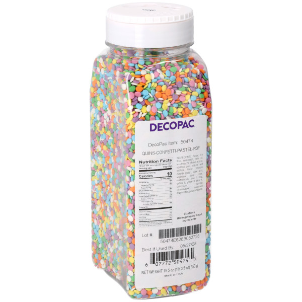 Pastel Confetti - Red 3 Free Quins