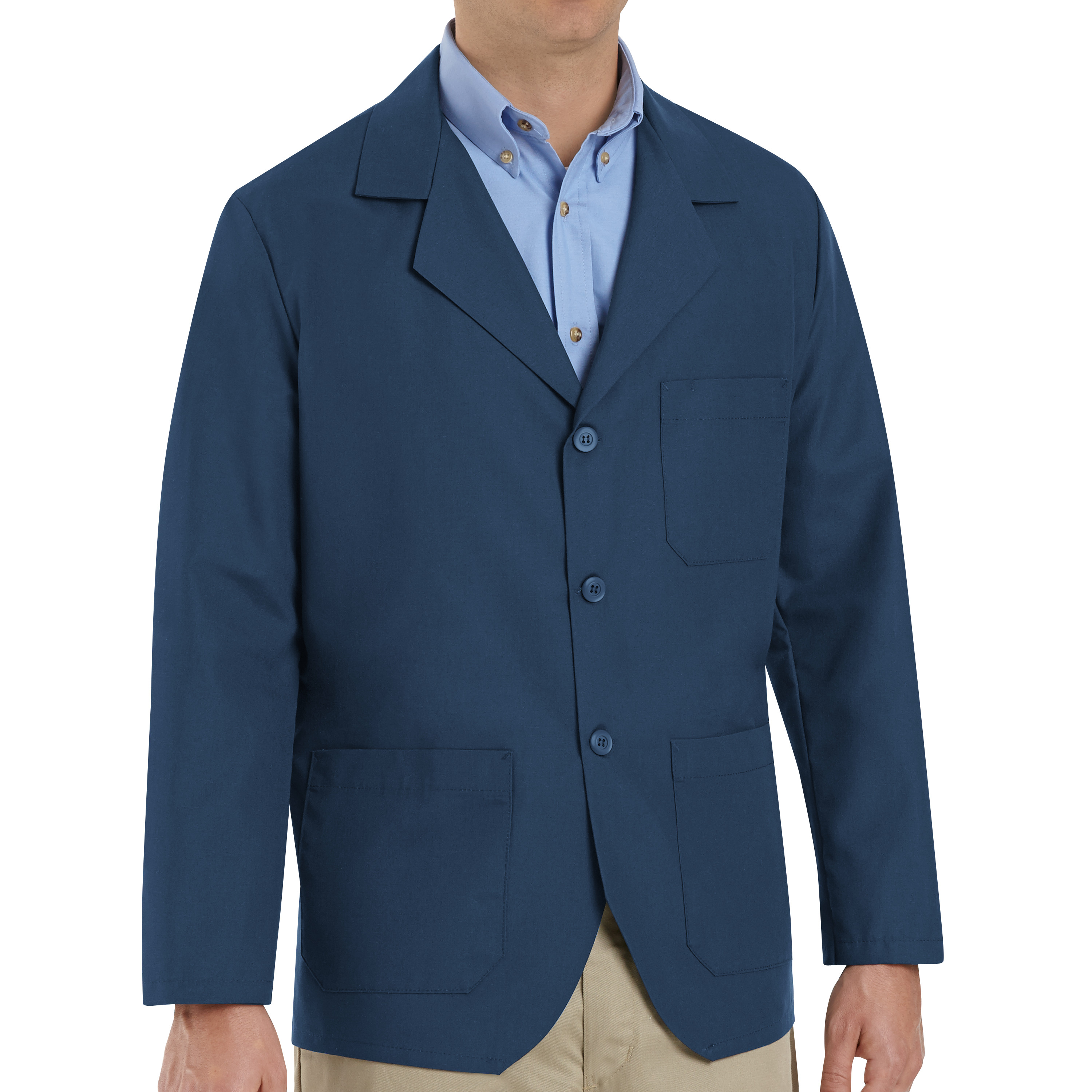 Red Kap Men's Lapel Counter Coat - Picture 9 of 13