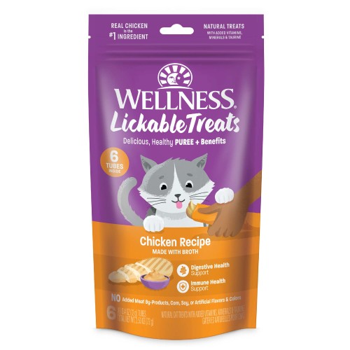 Wellness Lickable Treats Chicken Front packaging