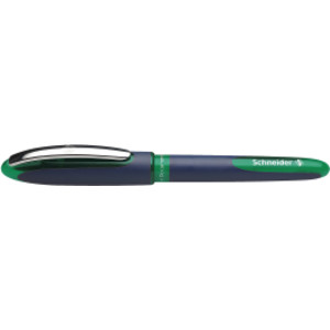 One Business Rollerball Pen, 0.6 mm, Green Ink, Single Pen