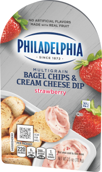 Philadelphia Strawberry Bagel Chips & Cream Cheese Dip, 2.5 Oz