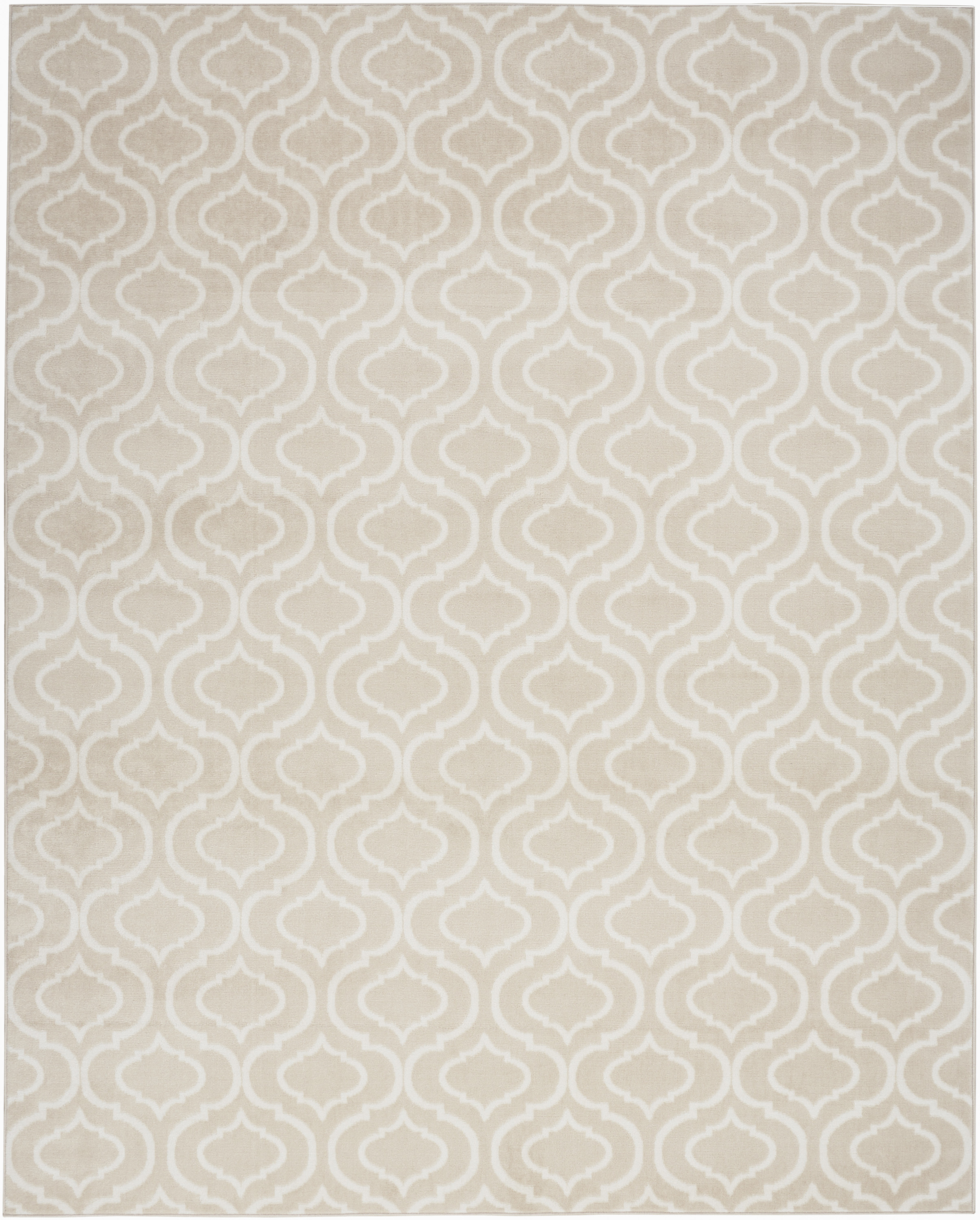 Nourison Jubilant 7'10" x 9'10" Beige Contemporary Indoor Rug