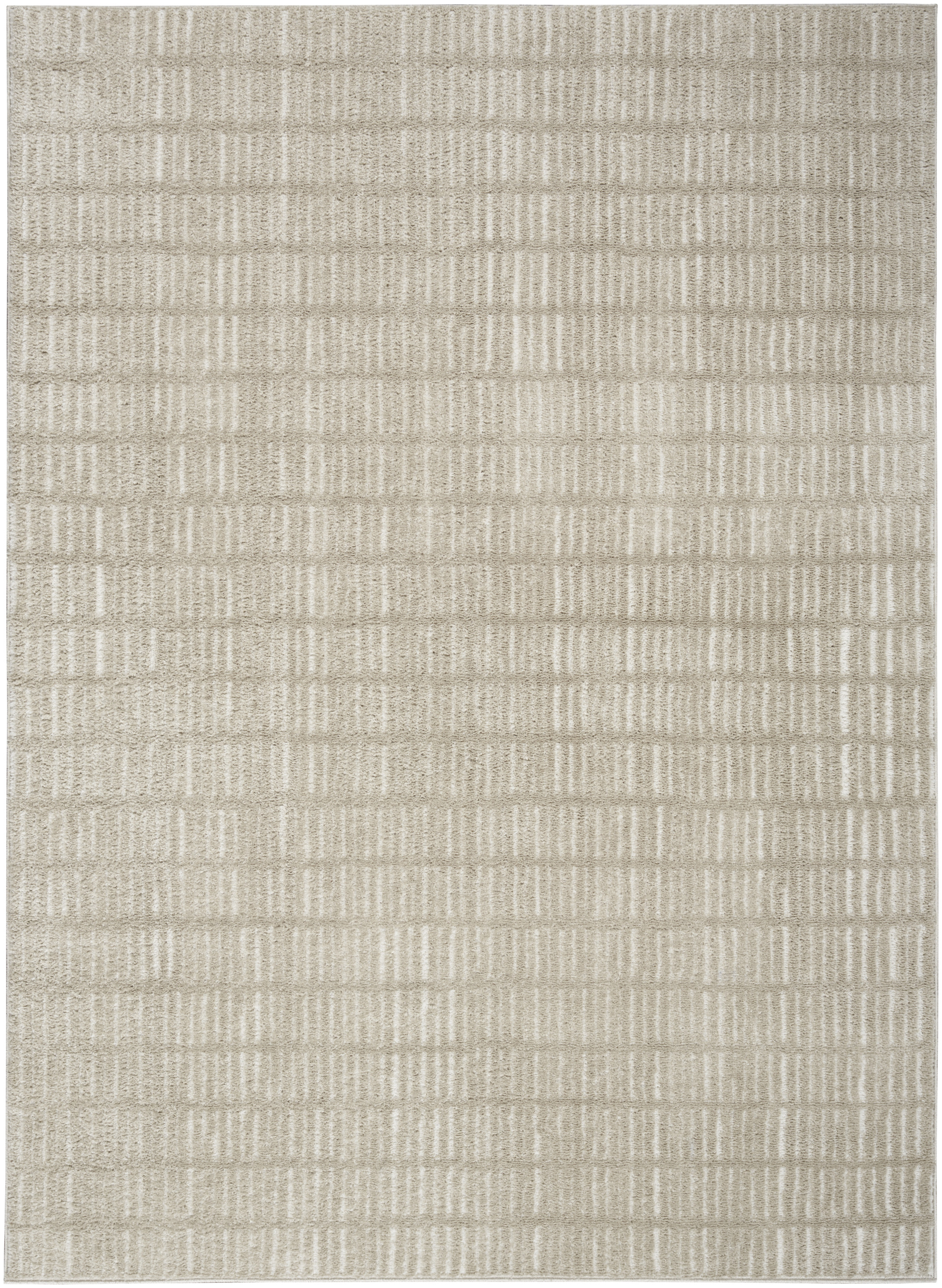 Nourison Modern Comfort 9' x 12' Grey Ivory Scandinavian Indoor Rug
