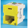 Clarity® TracJack® Category 6 Jack Yellow