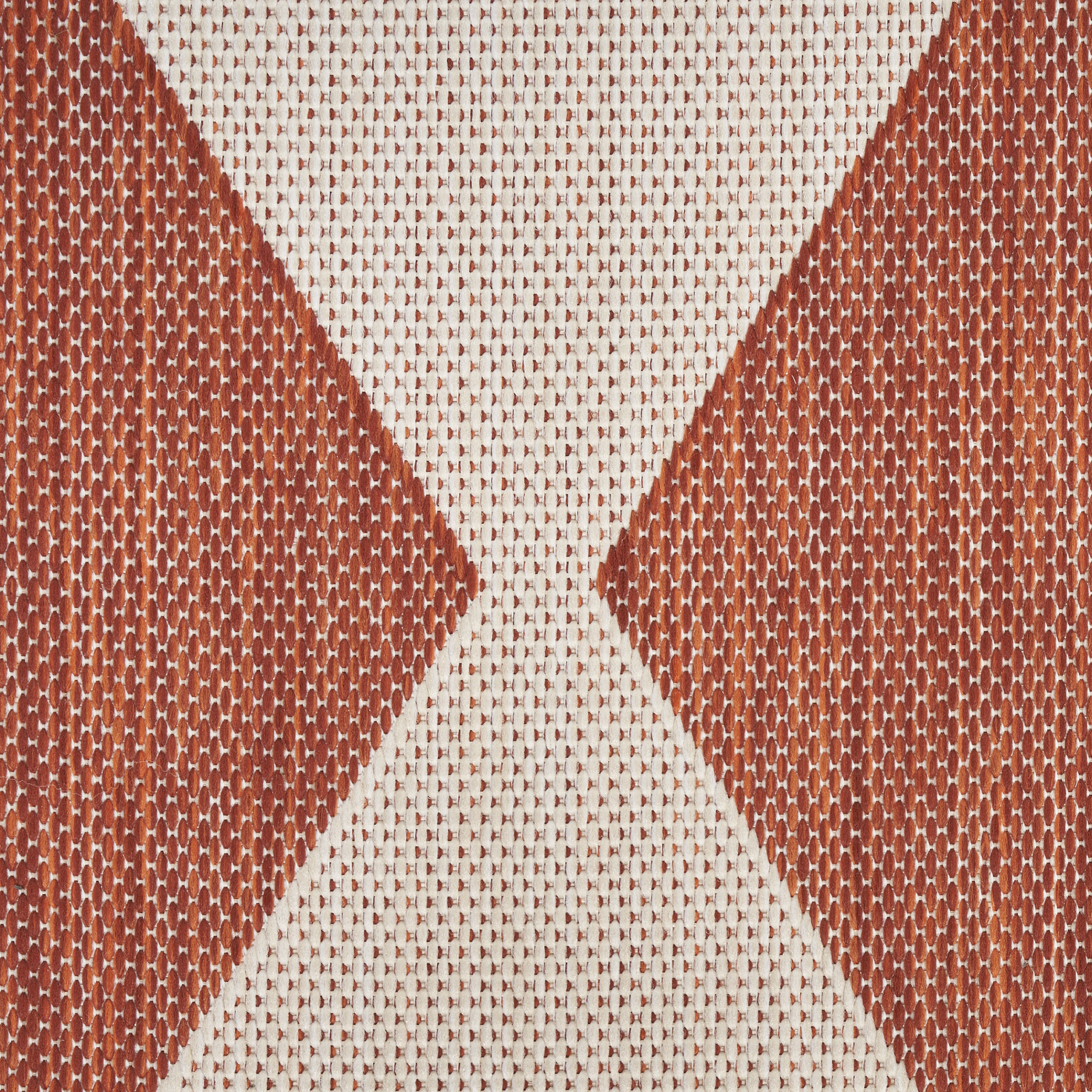 Nourison Positano 2' x 6' Terracotta Modern Rug