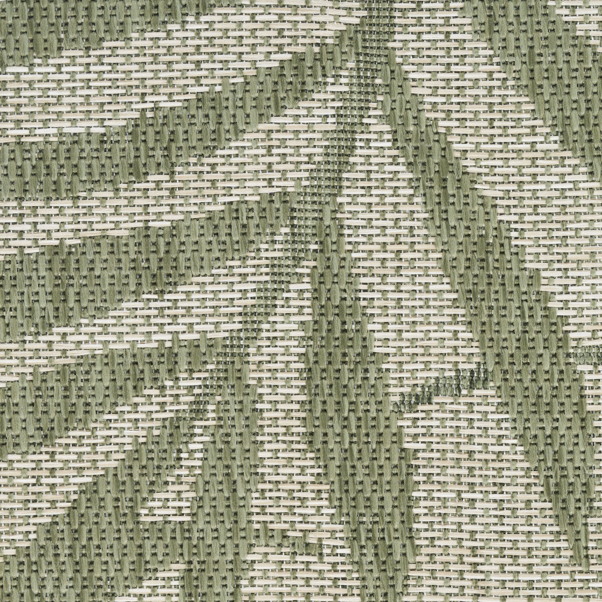 Nourison Garden Oasis 4' x 6' Ivory Green Outdoor Rug