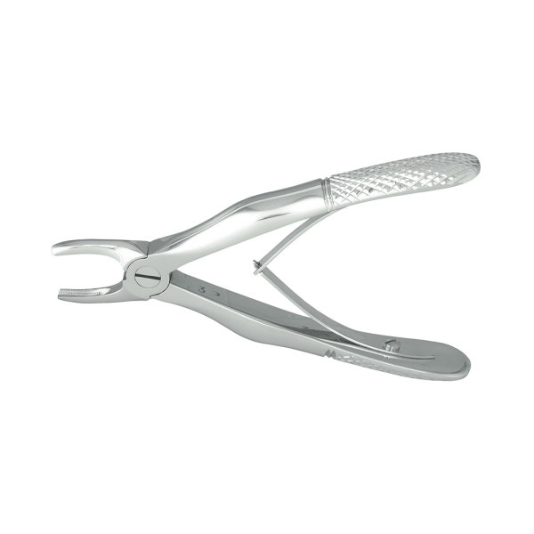 Nordent #137 Klein Pedo, Upper Incisor, Spring Handle Extraction Forcep, Serrated