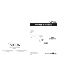 Viqua SHF-180 HF Series UV System Powered by Sterilight 210 gpm Manual