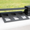 Cubic Display Shelves and Crossbars