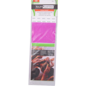 Sequentially Numbered Security Wristbands, 3/4", Purple, Pack of 100