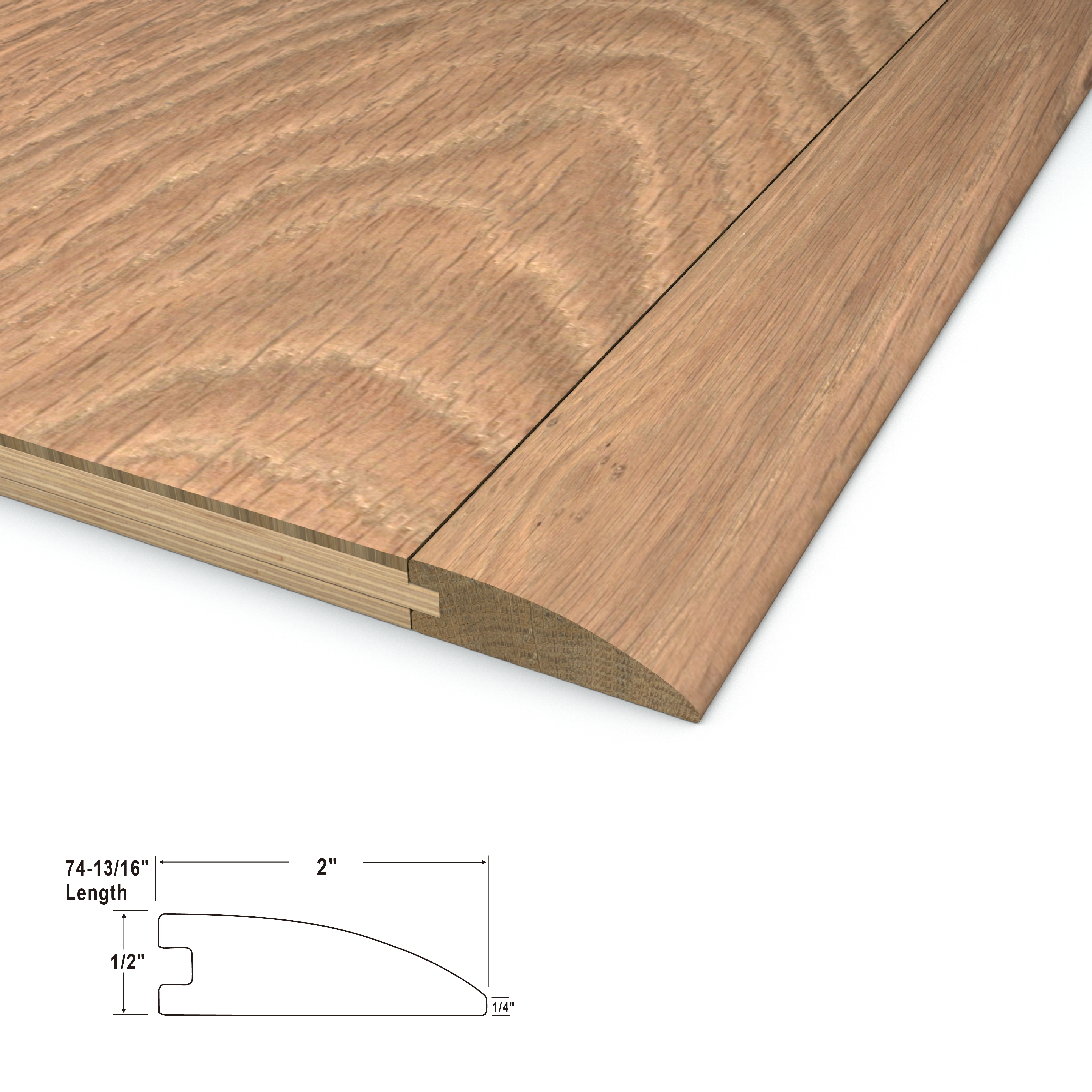 Champagne Sea Cali Hardwoods Reducer Flush view 3