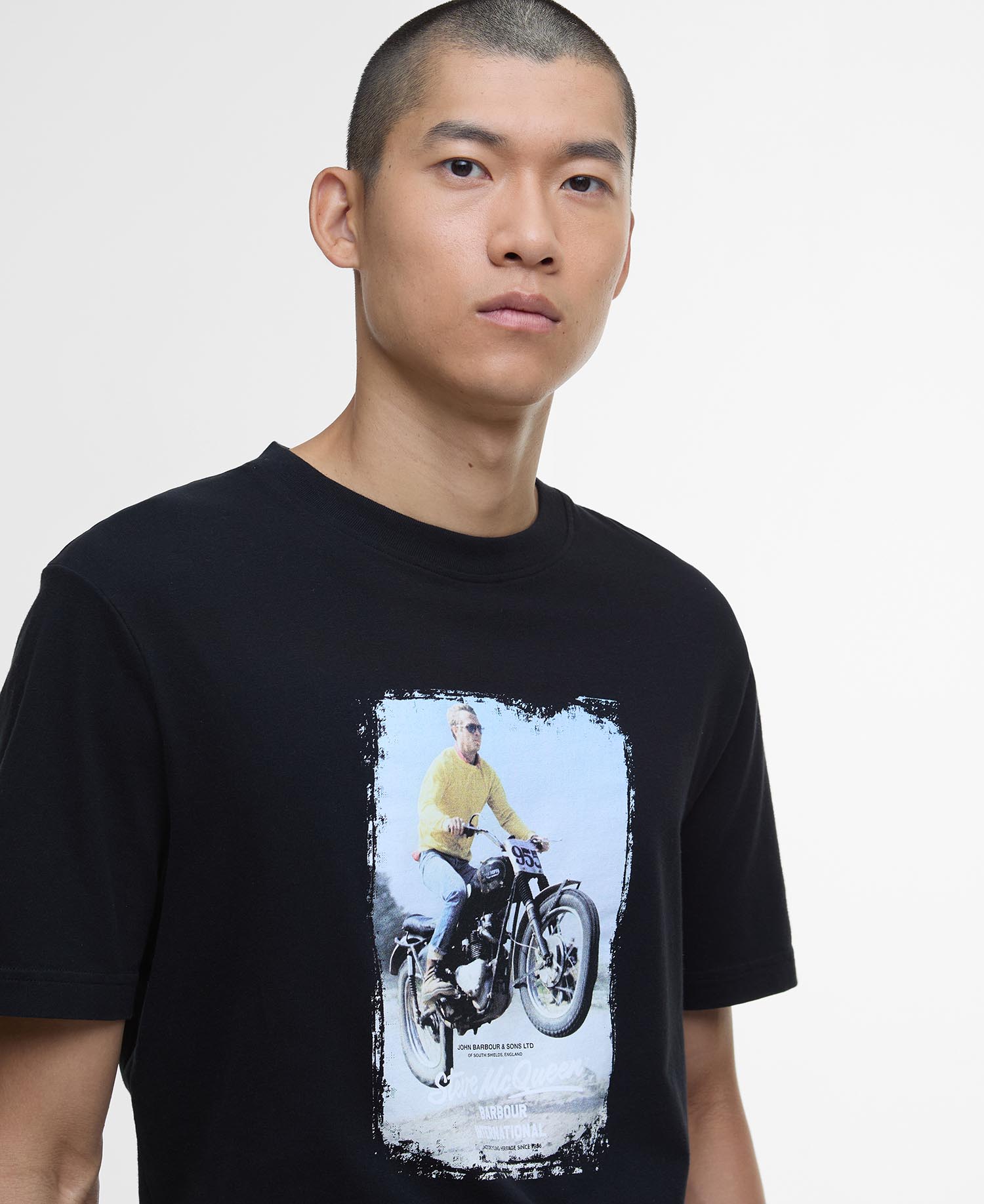 T-shirt Coster con stampa Steve McQueen image number 3
