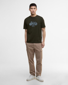 T-shirt con stampa Morris Motorbike 