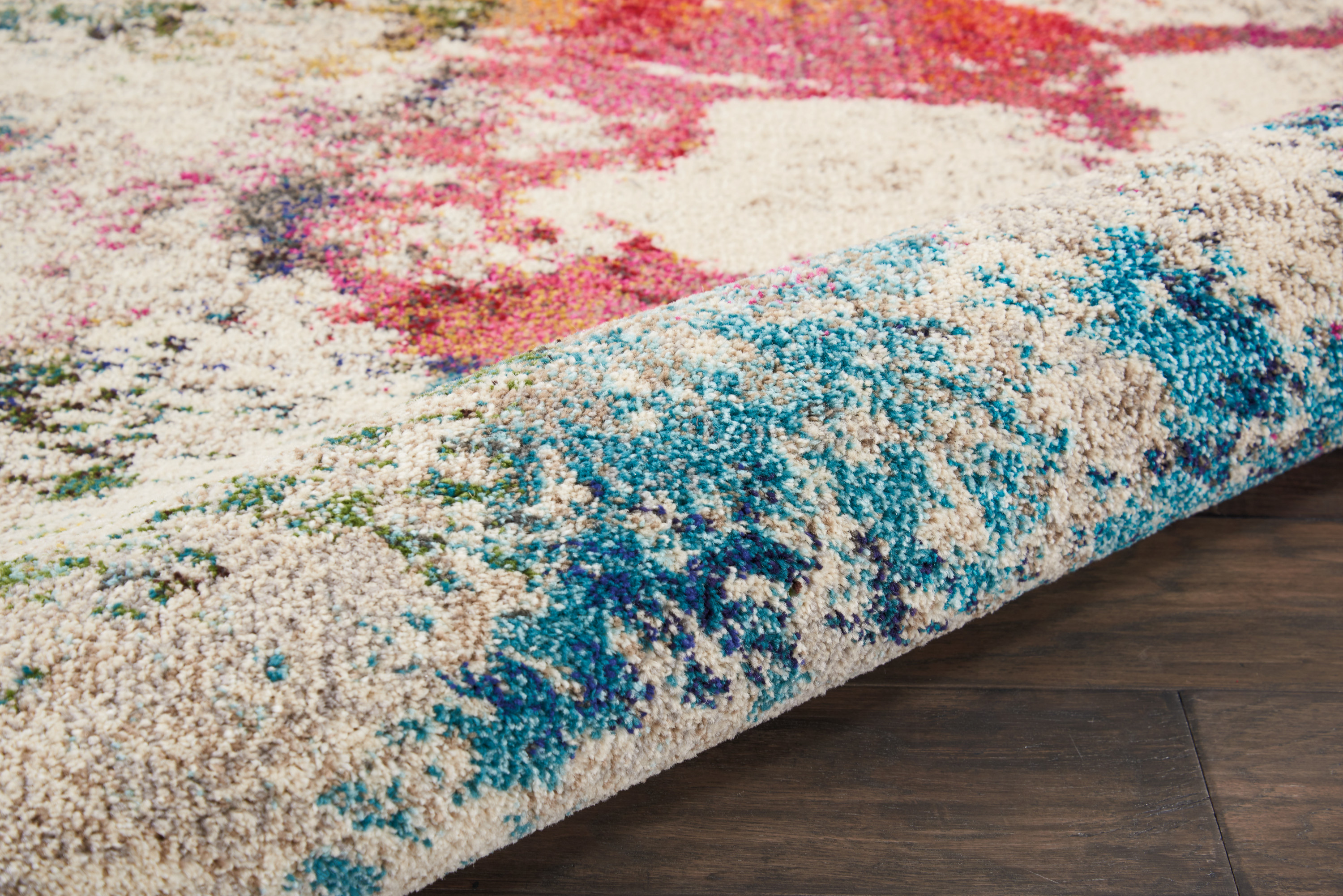 Nourison Celestial 7'10" x 10'6" Ivory Multicolor Modern Indoor Rug