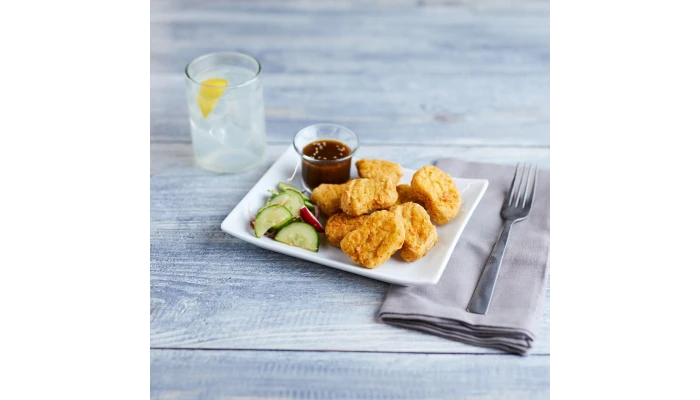 Tyson® Fully Cooked Tempura Whole Grain Battered Chicken Nuggets, CN, 0.75 oz._image_1