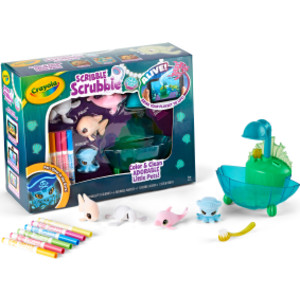 Scribble Scrubbie Ocean Pets Glow Lagoon
