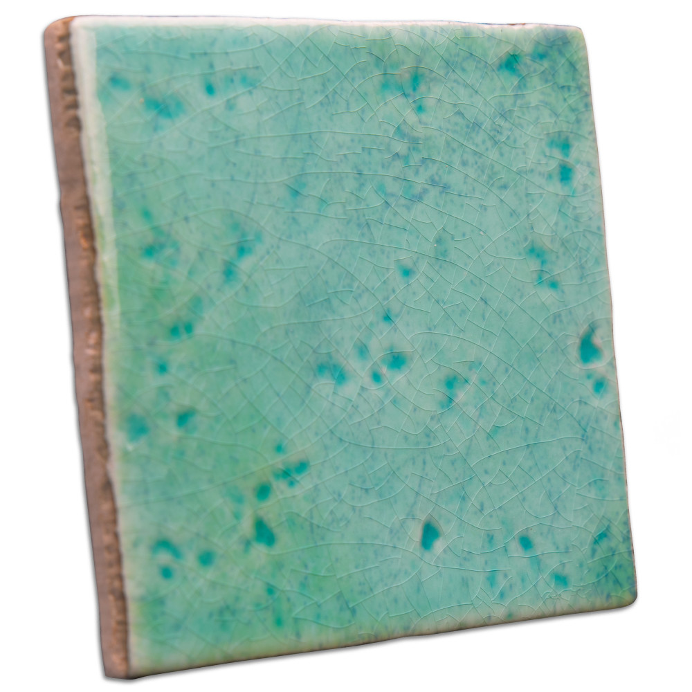 Menorca Aqua 4 in. x 4 in. Ceramic Wall Tile