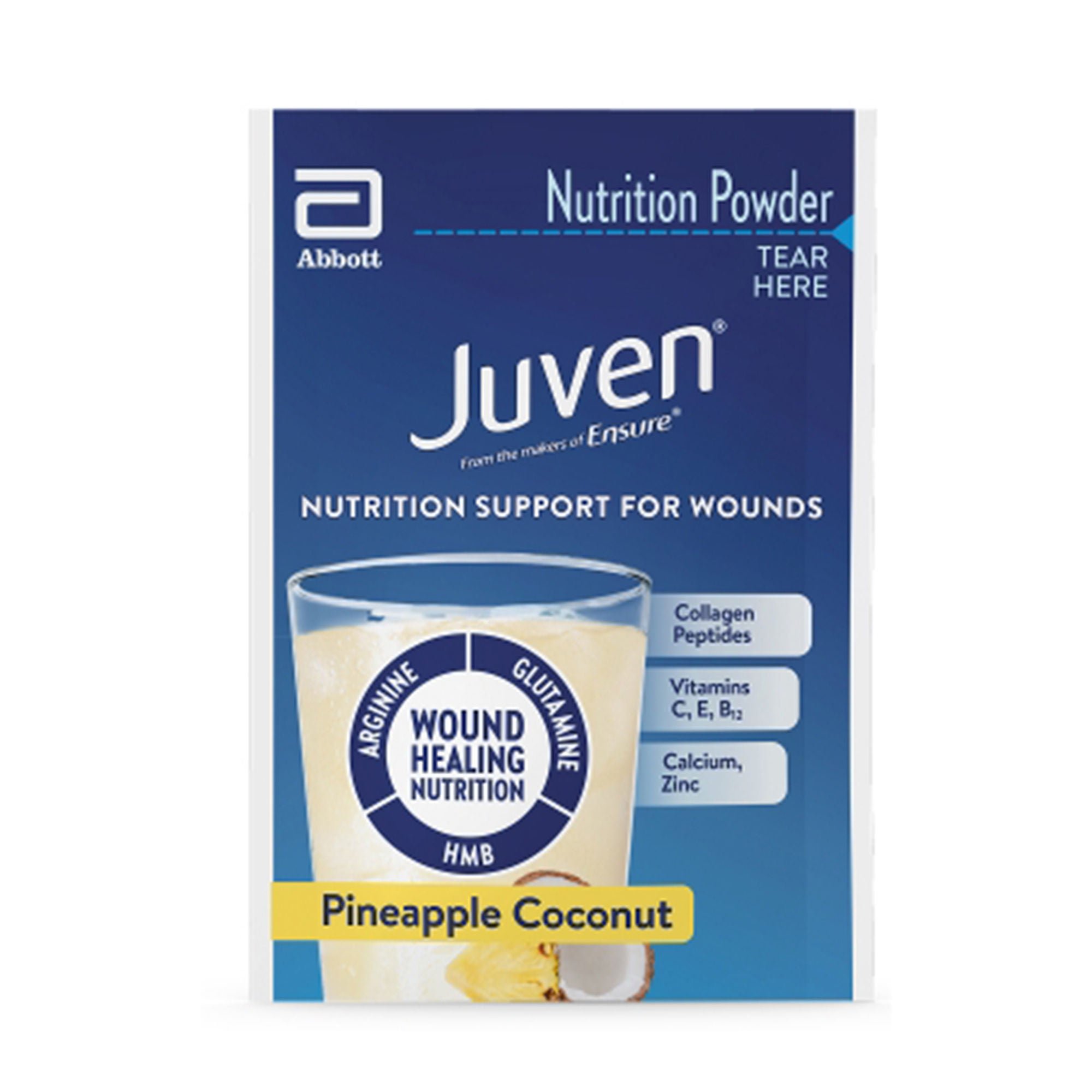 Abbott Nutrition JUVEN, PDR PINEAPPLE COCONUT 27.5GM (1/PK 30PK/CS)