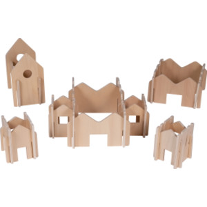 Happy Architect - Natural - Set of 28