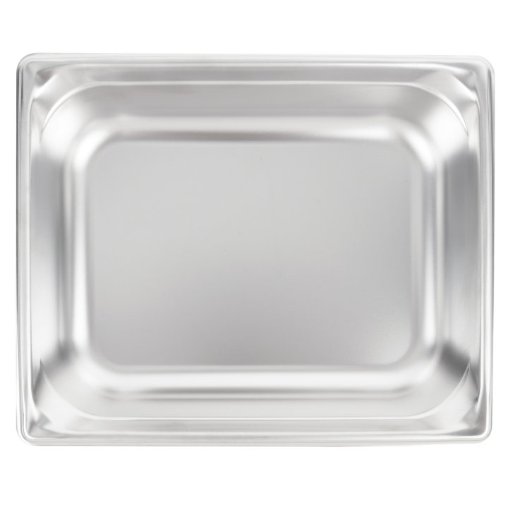 Half-size 2 ½-inch-deep Super Pan 3® stainless steel steam table pan
